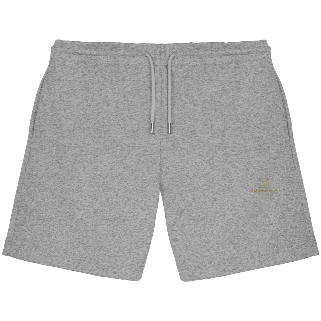 Silence - Jogger Shorts (Stick) | BeachBodyz® - Heather Grey Front