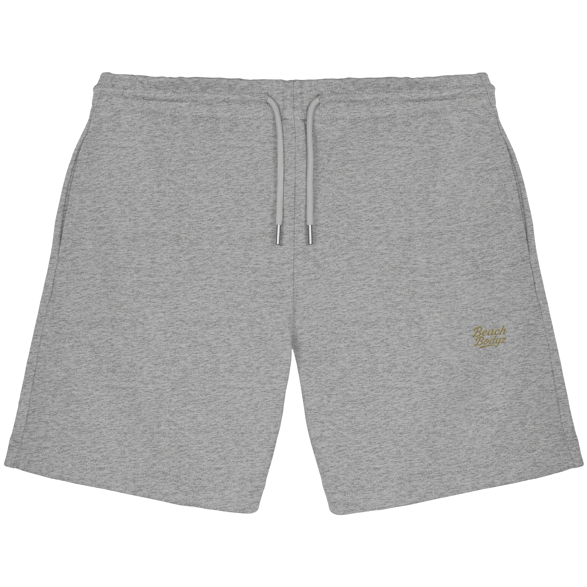 Authentic - Jogger Shorts (Stick) - Sportlich & Bequem | BeachBodyz® - Heather Grey Front