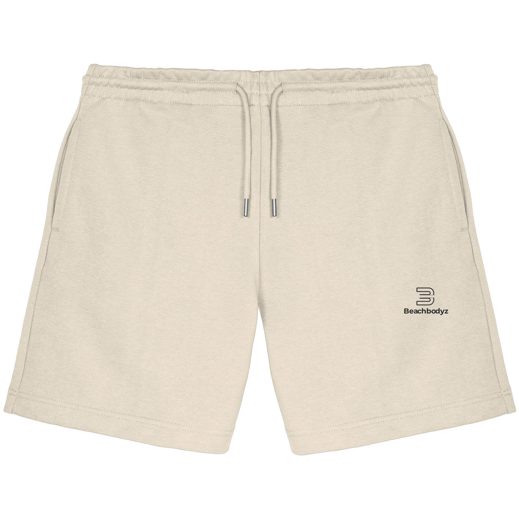 Standard - Jogger Shorts (Stick) - Sportlich & Bequem | BeachBodyz® - Natural Raw Front