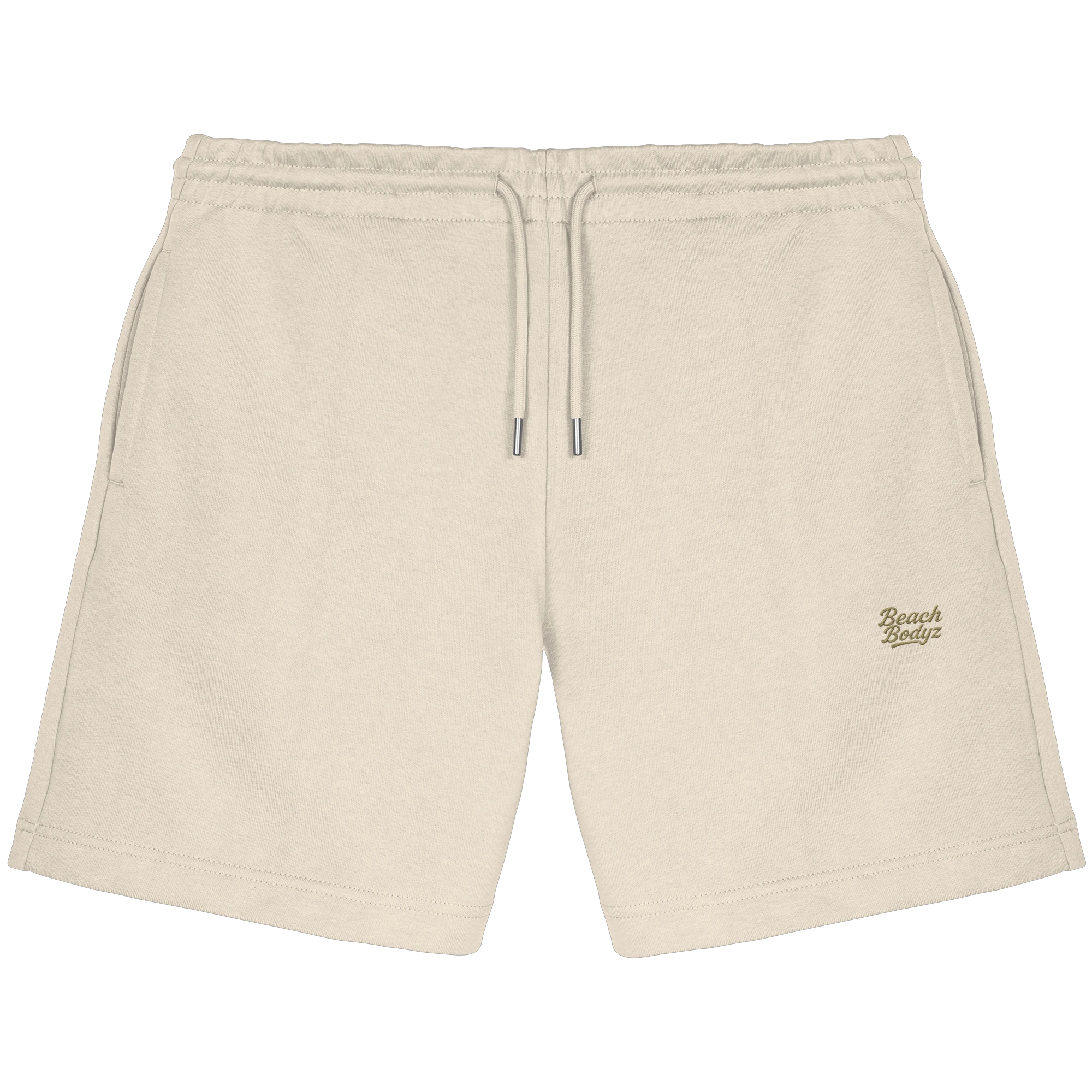 Authentic - Jogger Shorts (Stick) - Sportlich & Bequem | BeachBodyz® - Natural Raw Front