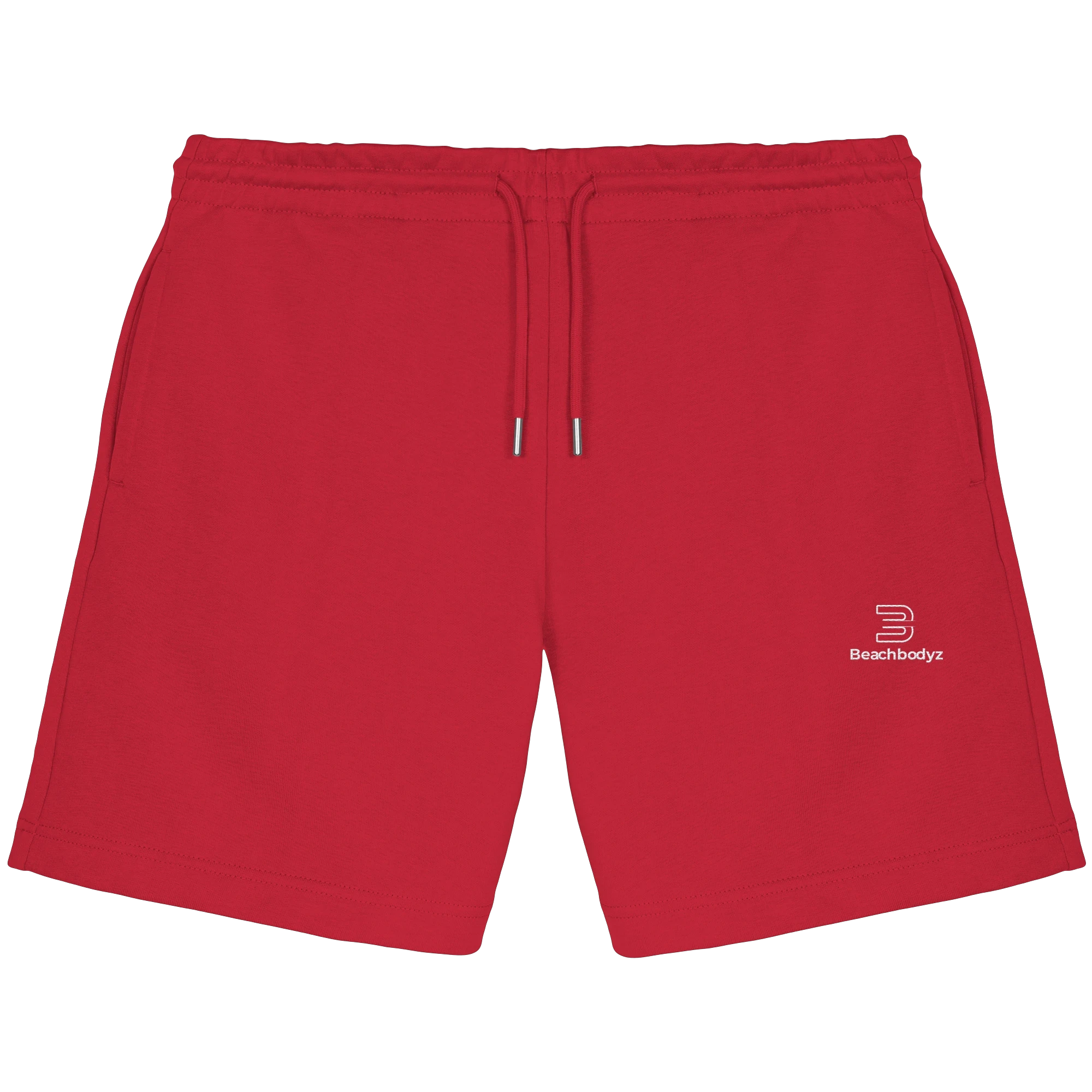 Identity - Jogger Shorts (stick) - Sportlich & Bequem | BeachBodyz® - Red Front
