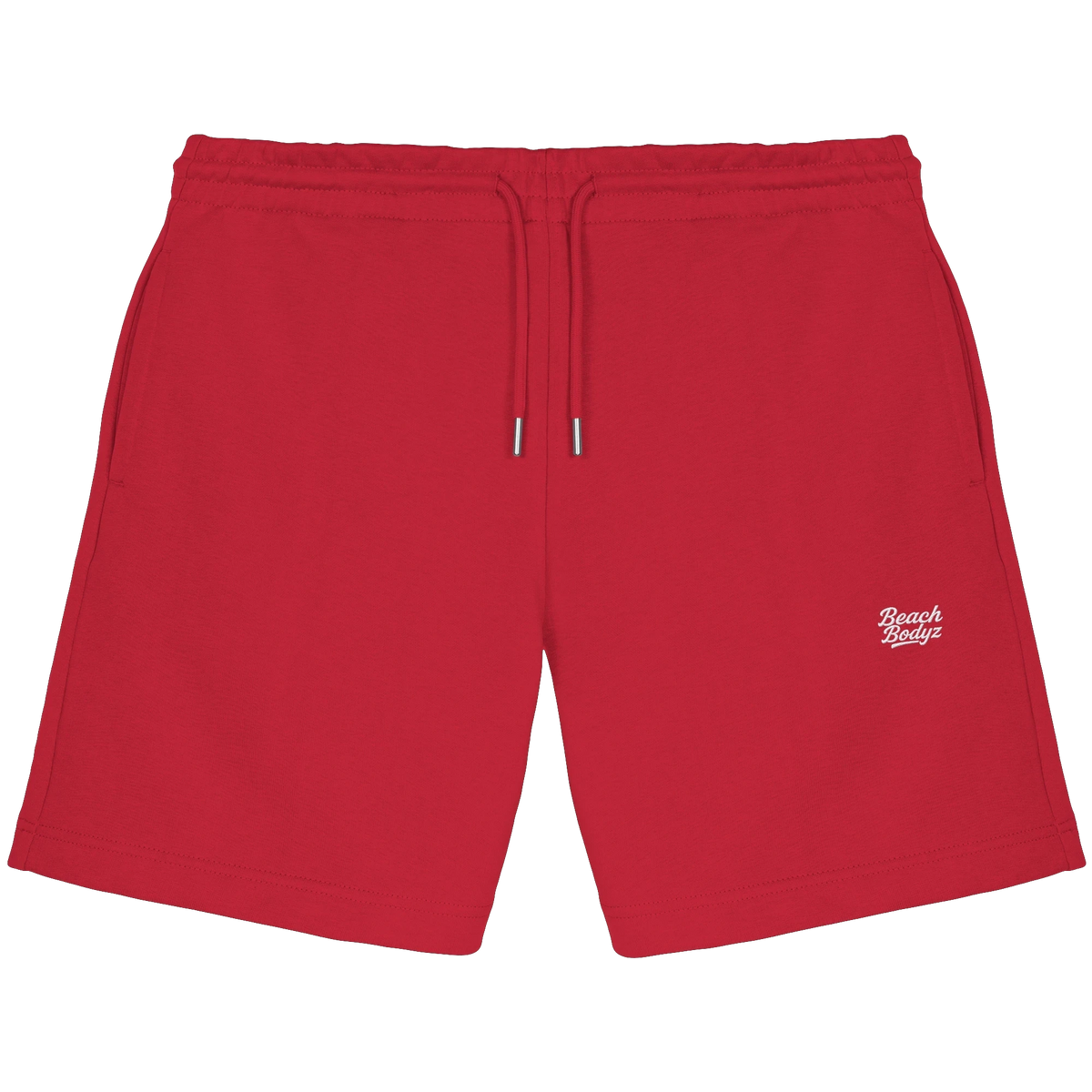 Signature-Jogger Shorts (stick) - Sportlich & Bequem | BeachBodyz® - Red Front