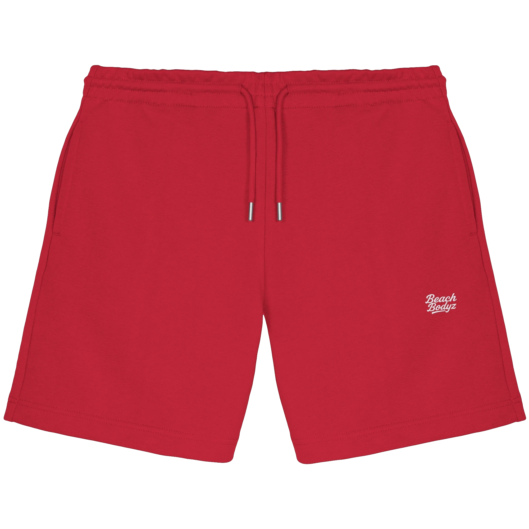 Signature-Jogger Shorts (stick) - Sportlich & Bequem | BeachBodyz® - Red Front