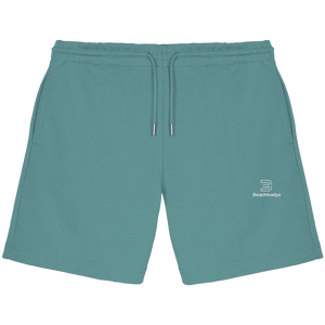 Identity - Jogger Shorts (stick) - Sportlich & Bequem | BeachBodyz® - Teal Monstera Front