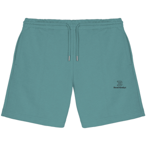 Standard - Jogger Shorts (Stick) - Sportlich & Bequem | BeachBodyz® - Teal Monstera Front