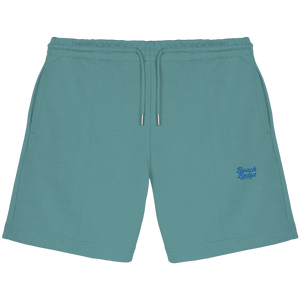 Motion - Jogger Shorts (Stick) - Sportlich & Bequem | BeachBodyz® - Teal Monstera Front