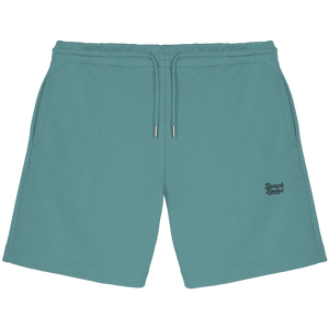 Form - Jogger Shorts (Stick) - Sportlich & Bequem | BeachBodyz® - Teal Monstera Front