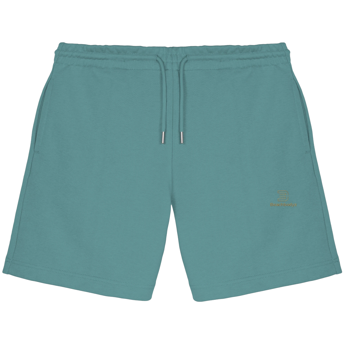 Silence - Jogger Shorts (Stick) | BeachBodyz® - Teal Monstera Front