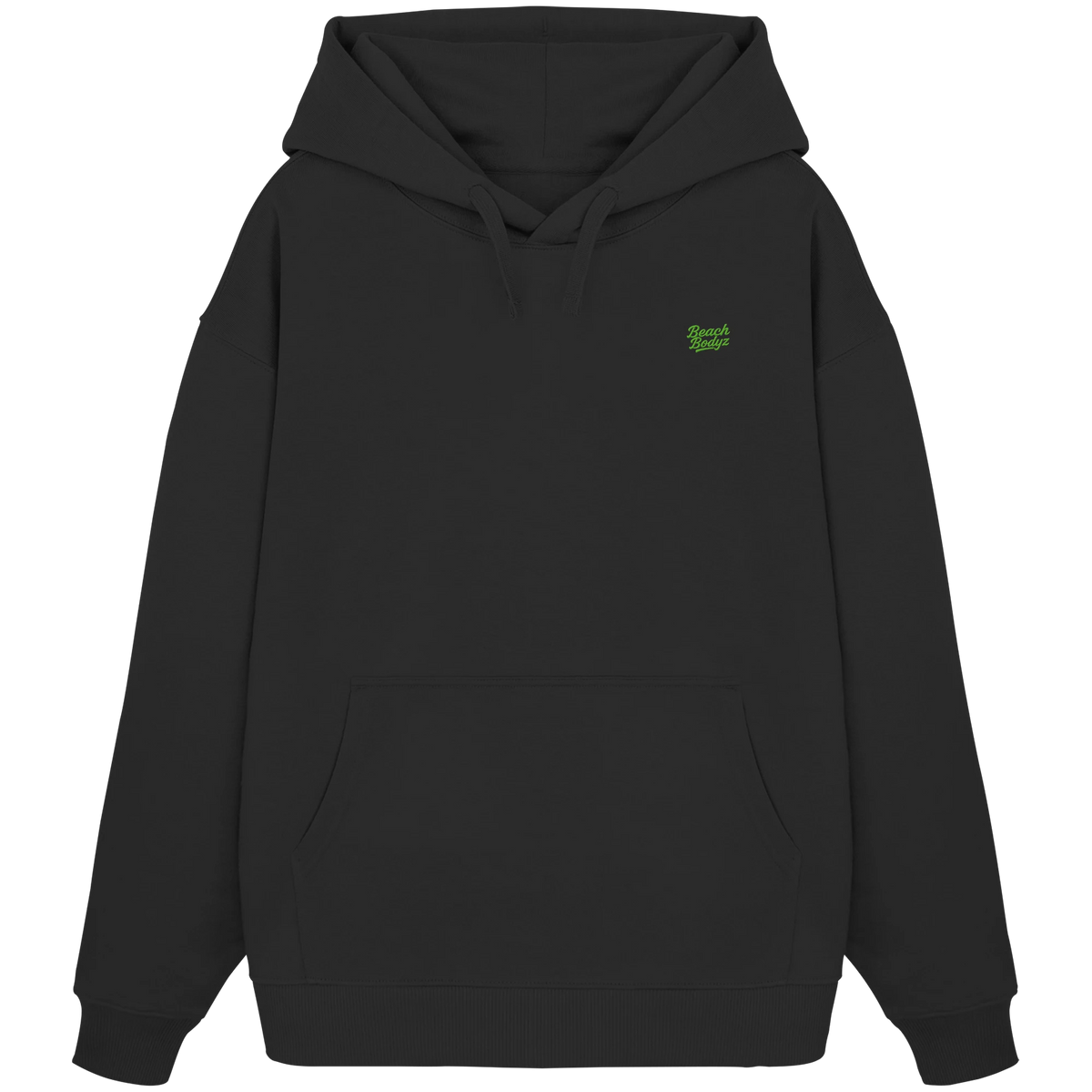 Monster - Oversize Hoodie (Stick) - Gemütlich & Stylisch | BeachBodyz® - Black Front