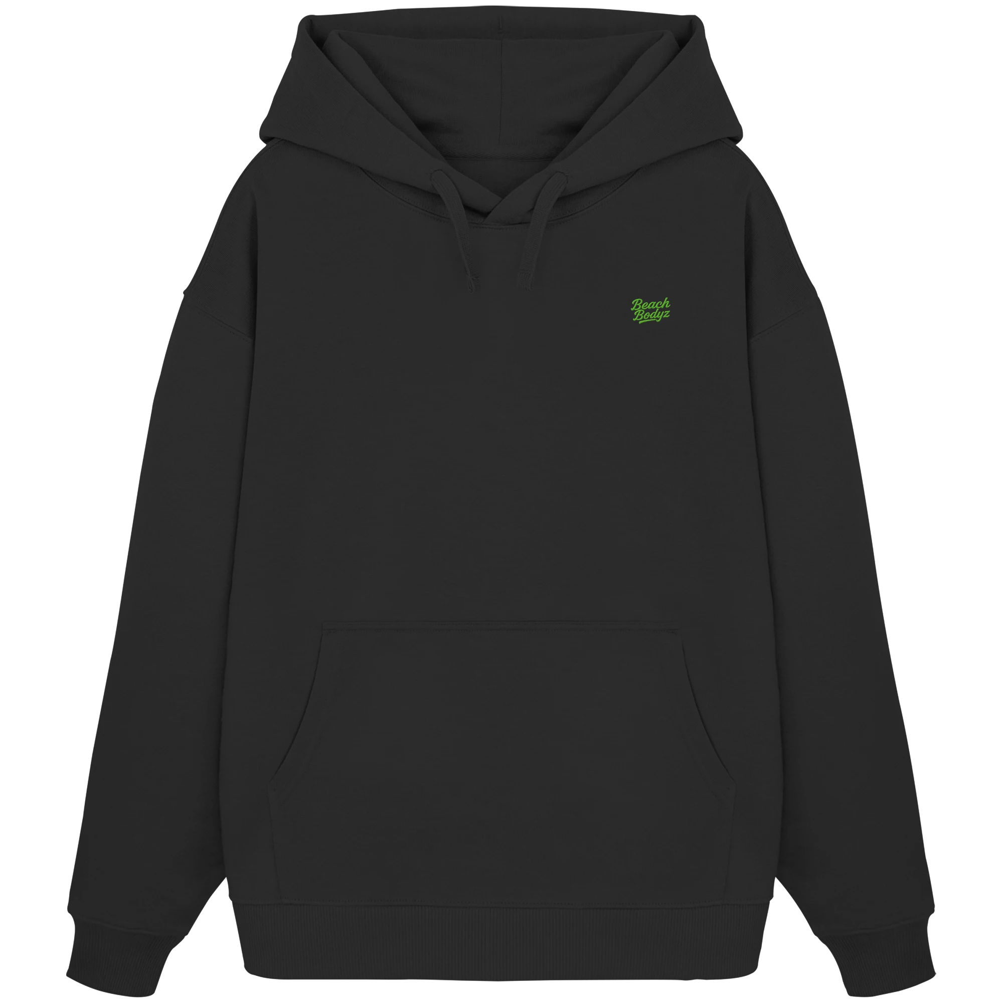 Monster - Oversize Hoodie (Stick) - Gemütlich & Stylisch | BeachBodyz® - Black Front