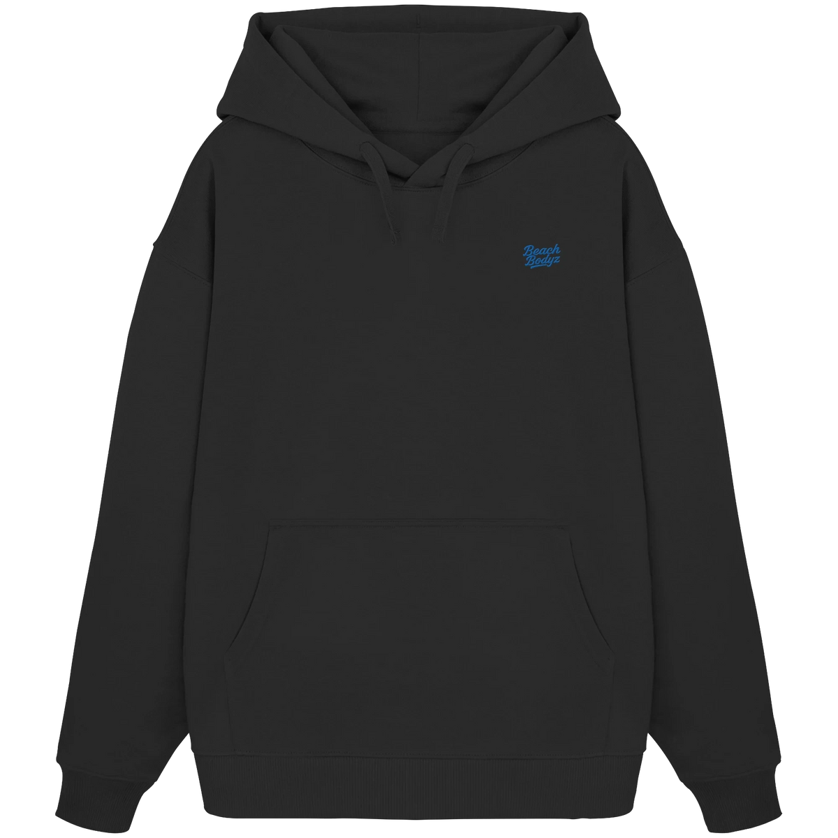 Motion - Oversize Hoodie (Stick) | BeachBodyz® - Black Front