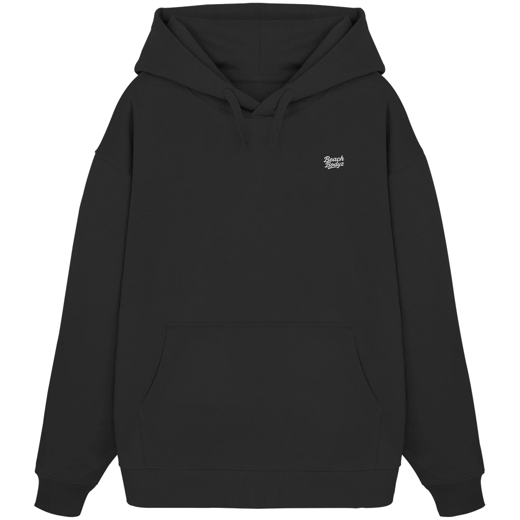 Signature Oversize Hoodie (Stick) | BeachBodyz® - Black Front