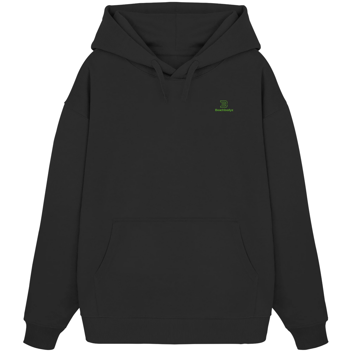 Core - Oversize Hoodie (Stick) | BeachBodyz® - Black Front
