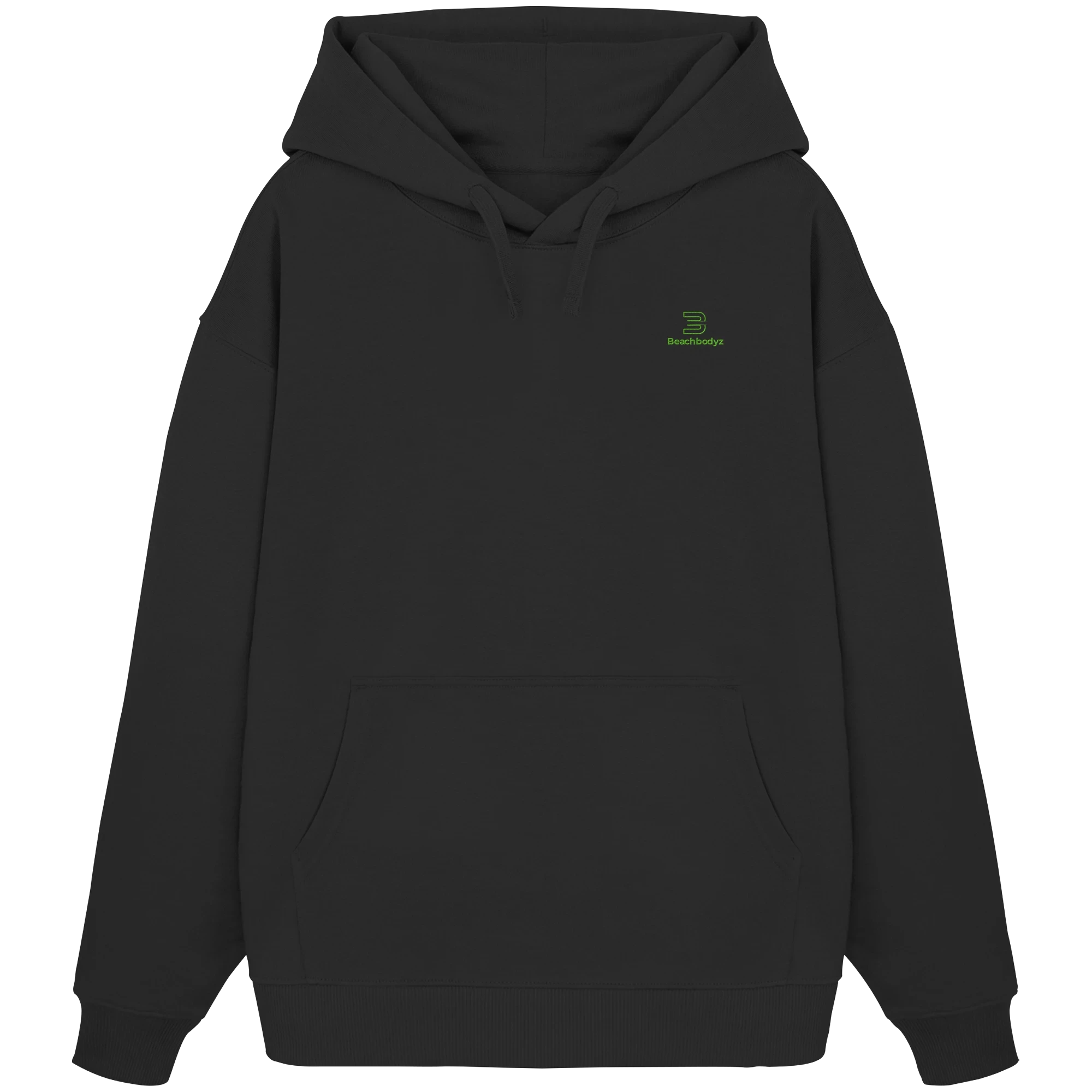 Core - Oversize Hoodie (Stick) | BeachBodyz® - Black Front