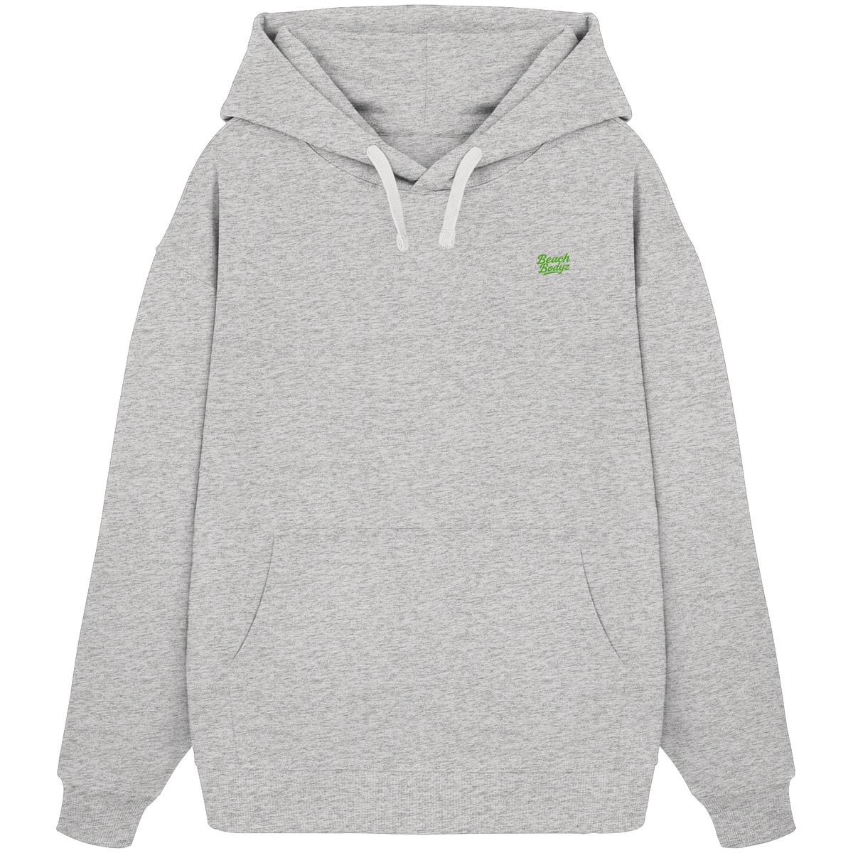 Monster - Oversize Hoodie (Stick) - Gemütlich & Stylisch | BeachBodyz® - Cool Heather Grey Front