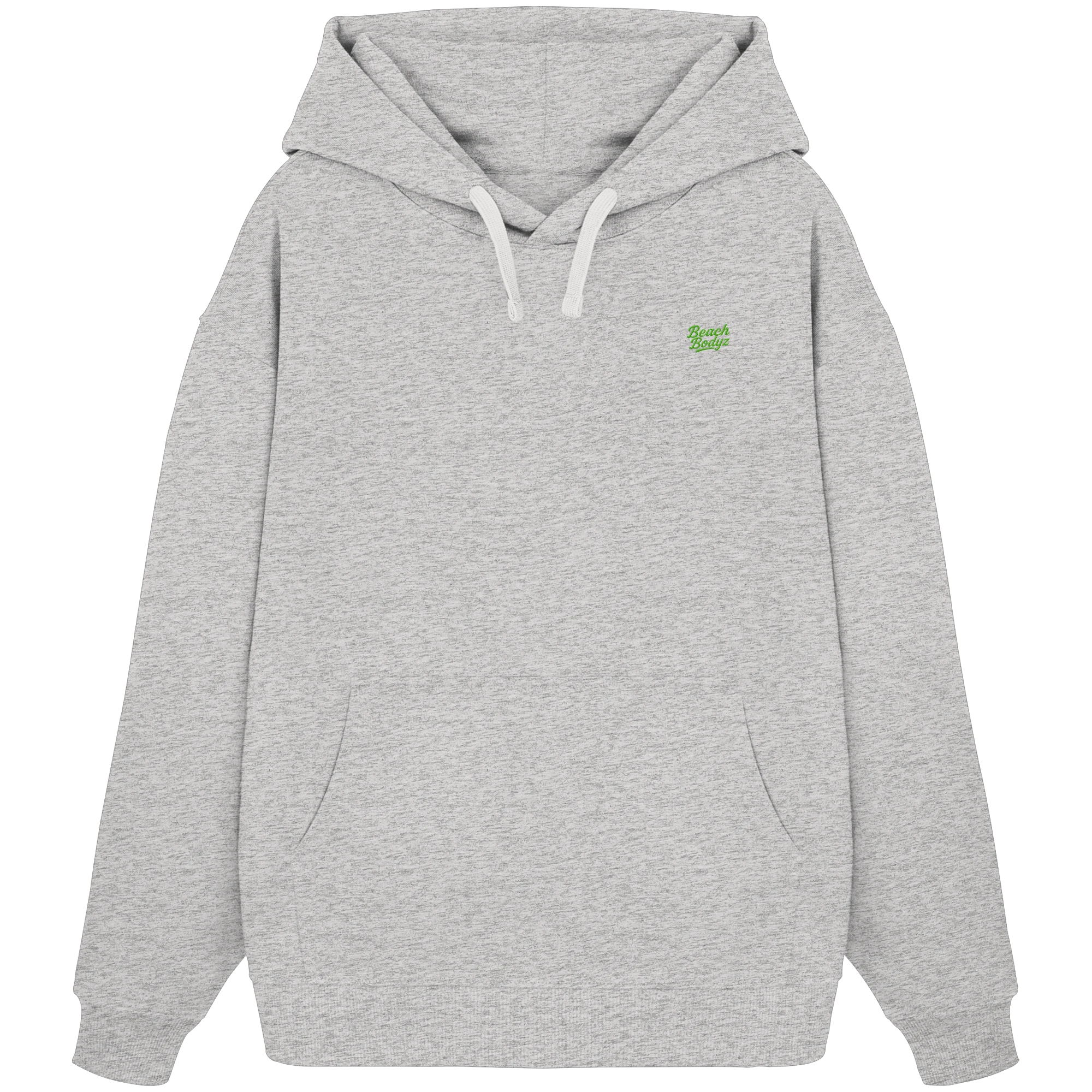 Monster - Oversize Hoodie (Stick) - Gemütlich & Stylisch | BeachBodyz® - Cool Heather Grey Front