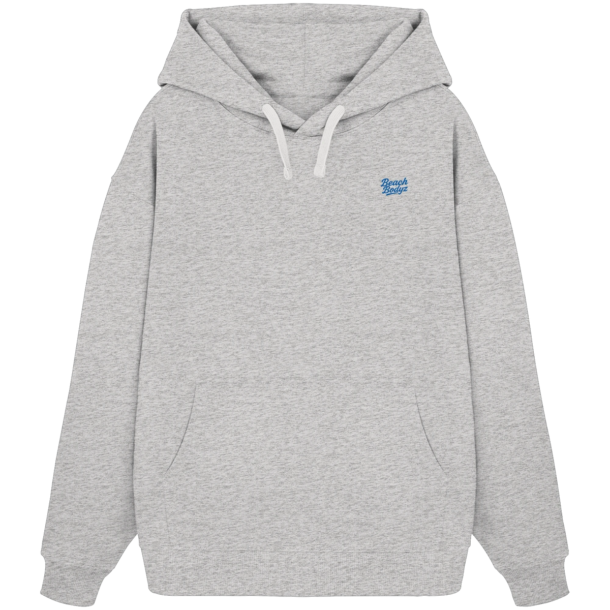 Motion - Oversize Hoodie (Stick) | BeachBodyz® - Cool Heather Grey Front