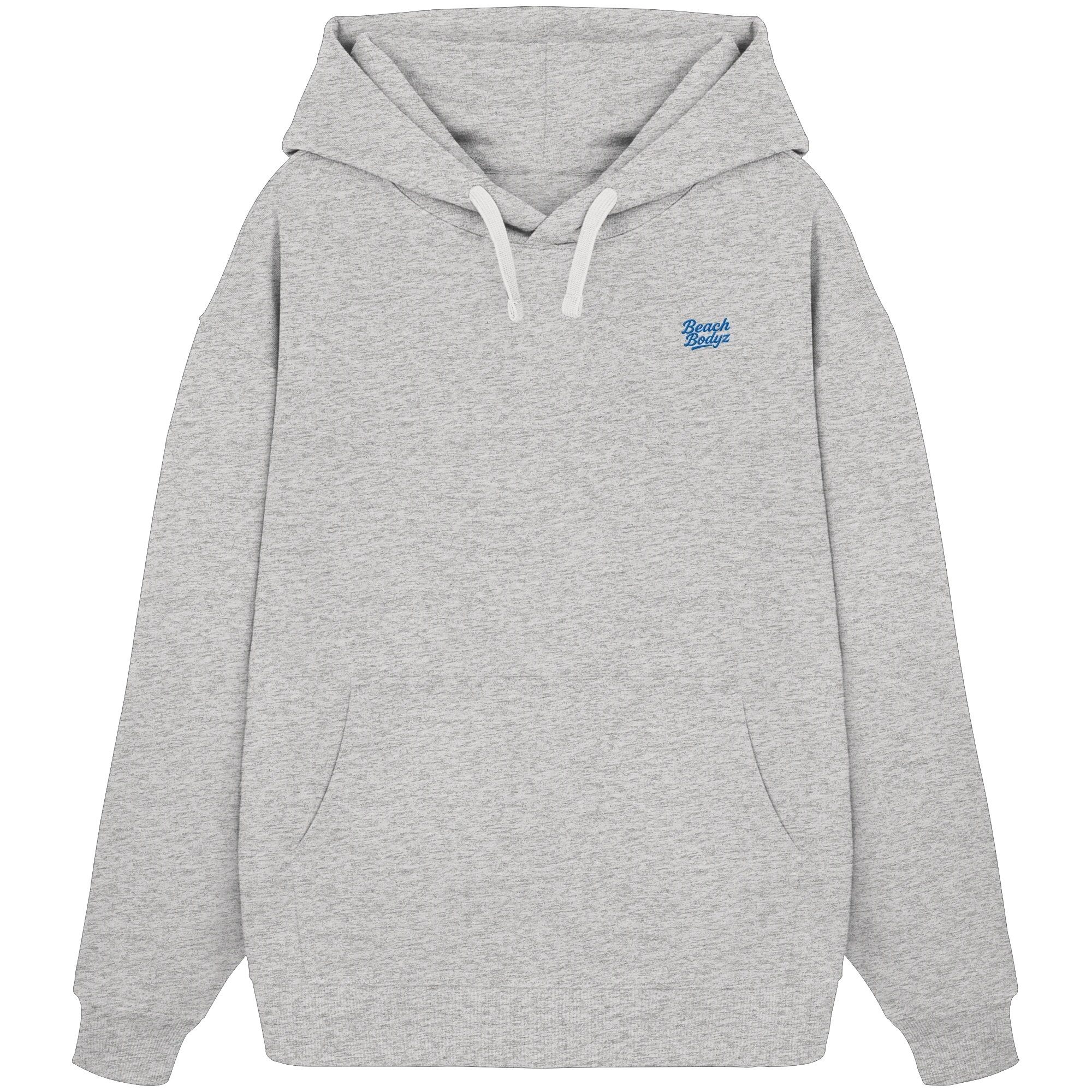 Motion - Oversize Hoodie (Stick) | BeachBodyz® - Cool Heather Grey Front