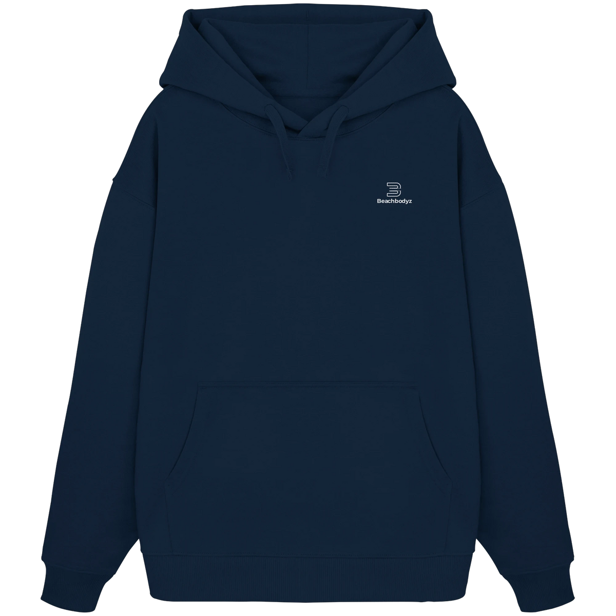 Identity-Oversize Hoodie (Stick) - Gemütlich & Stylisch | BeachBodyz® - French Navy Front