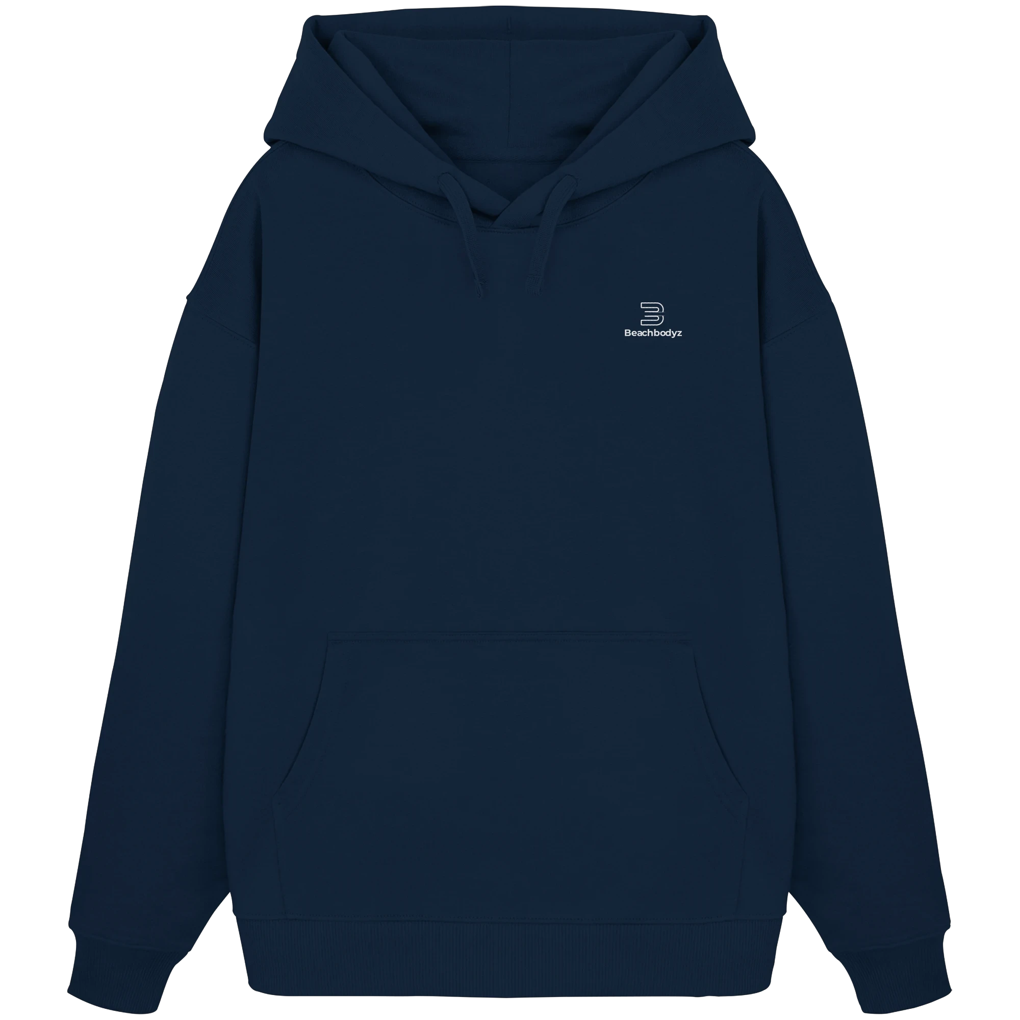 Identity-Oversize Hoodie (Stick) - Gemütlich & Stylisch | BeachBodyz® - French Navy Front