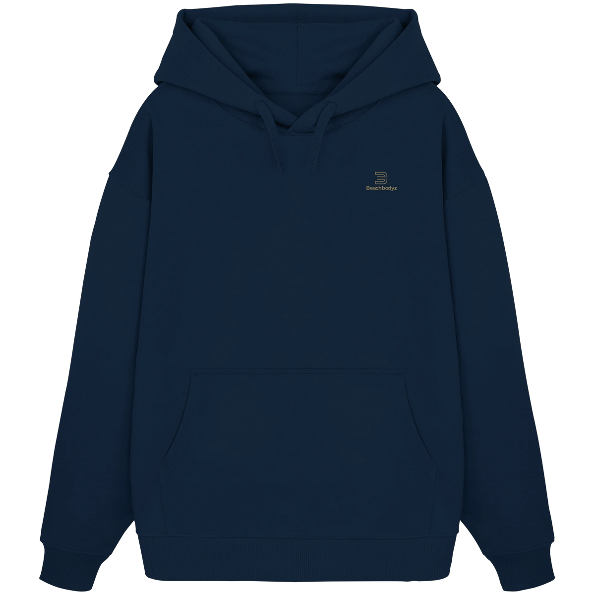 Silence - Oversize Hoodie (Stick) | BeachBodyz® - French Navy Front