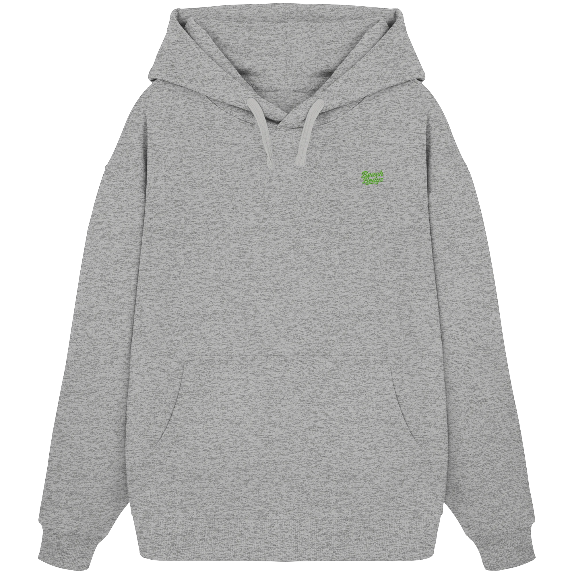 Monster - Oversize Hoodie (Stick) - Gemütlich & Stylisch | BeachBodyz® - Heather Grey Front