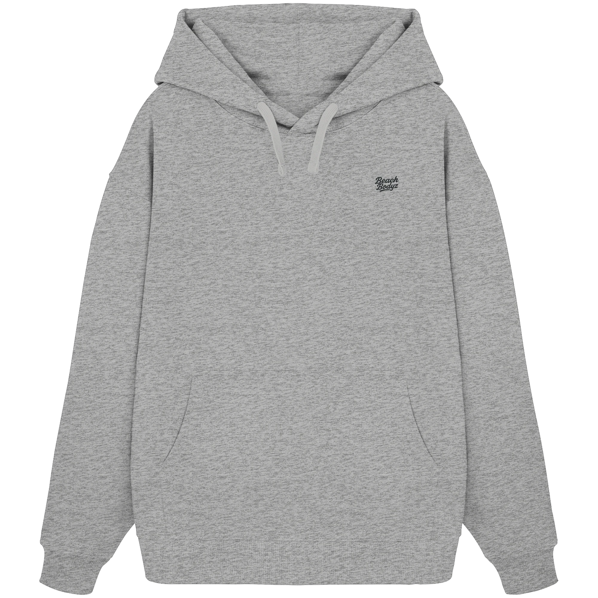 Form - Oversize Hoodie (Stick) - Gemütlich & Stylisch | BeachBodyz® - Heather Grey Front