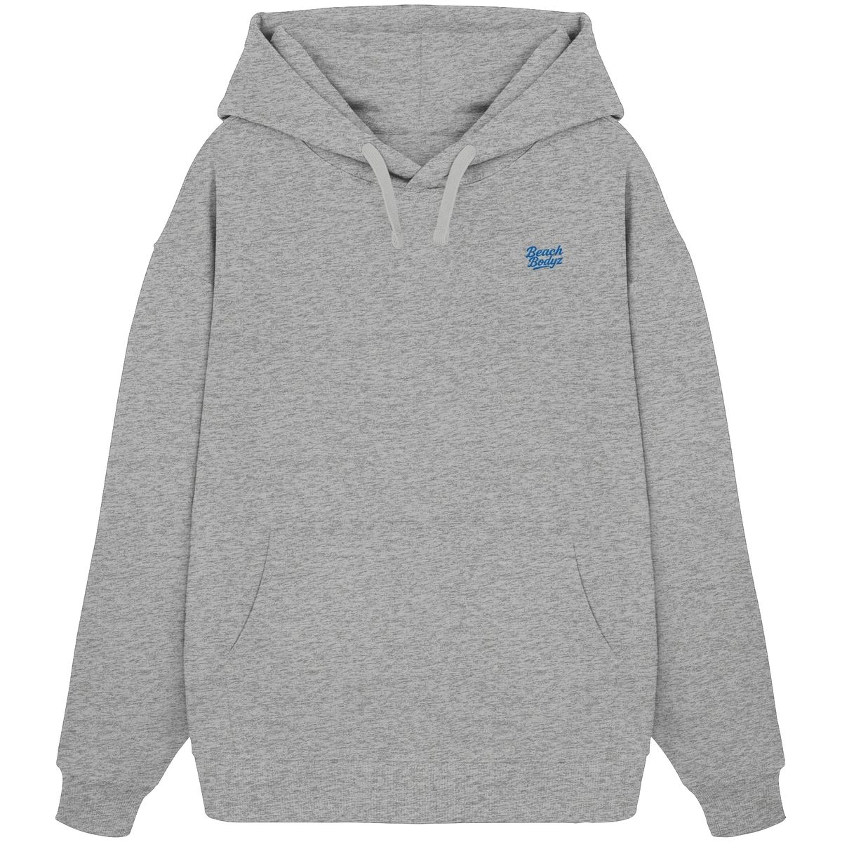 Motion - Oversize Hoodie (Stick) | BeachBodyz® - Heather Grey Front