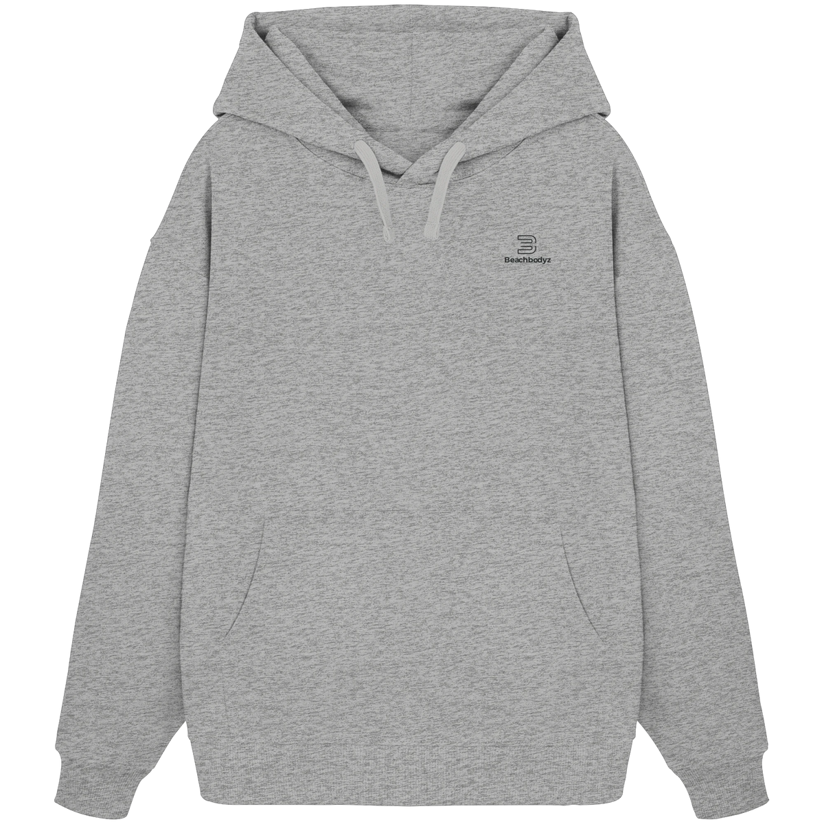 Standard - Oversize Hoodie (Stick) - Gemütlich & Stylisch | BeachBodyz® - Heather Grey Front