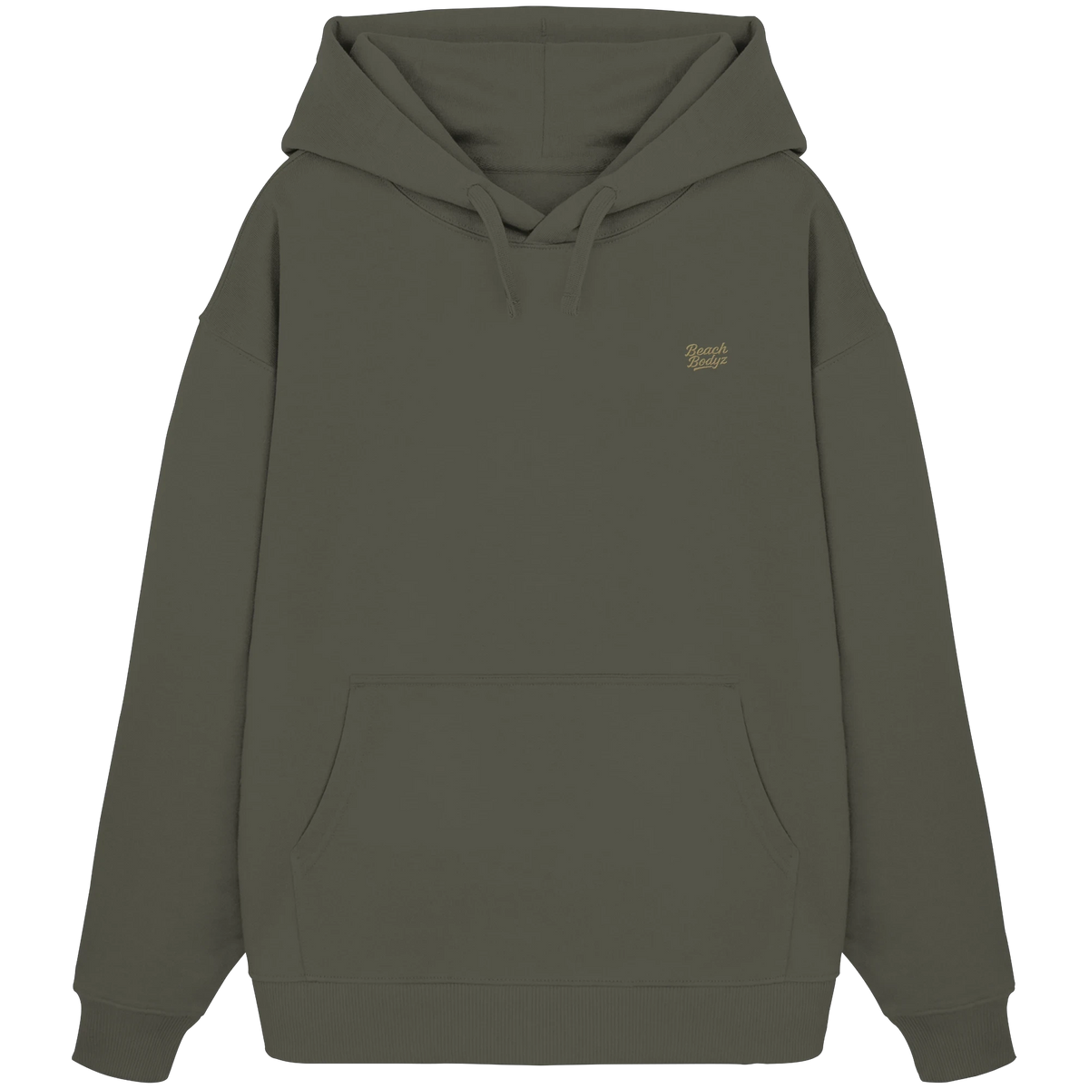 Authentic - Oversize Hoodie (Stick) | BeachBodyz® - Khaki Front