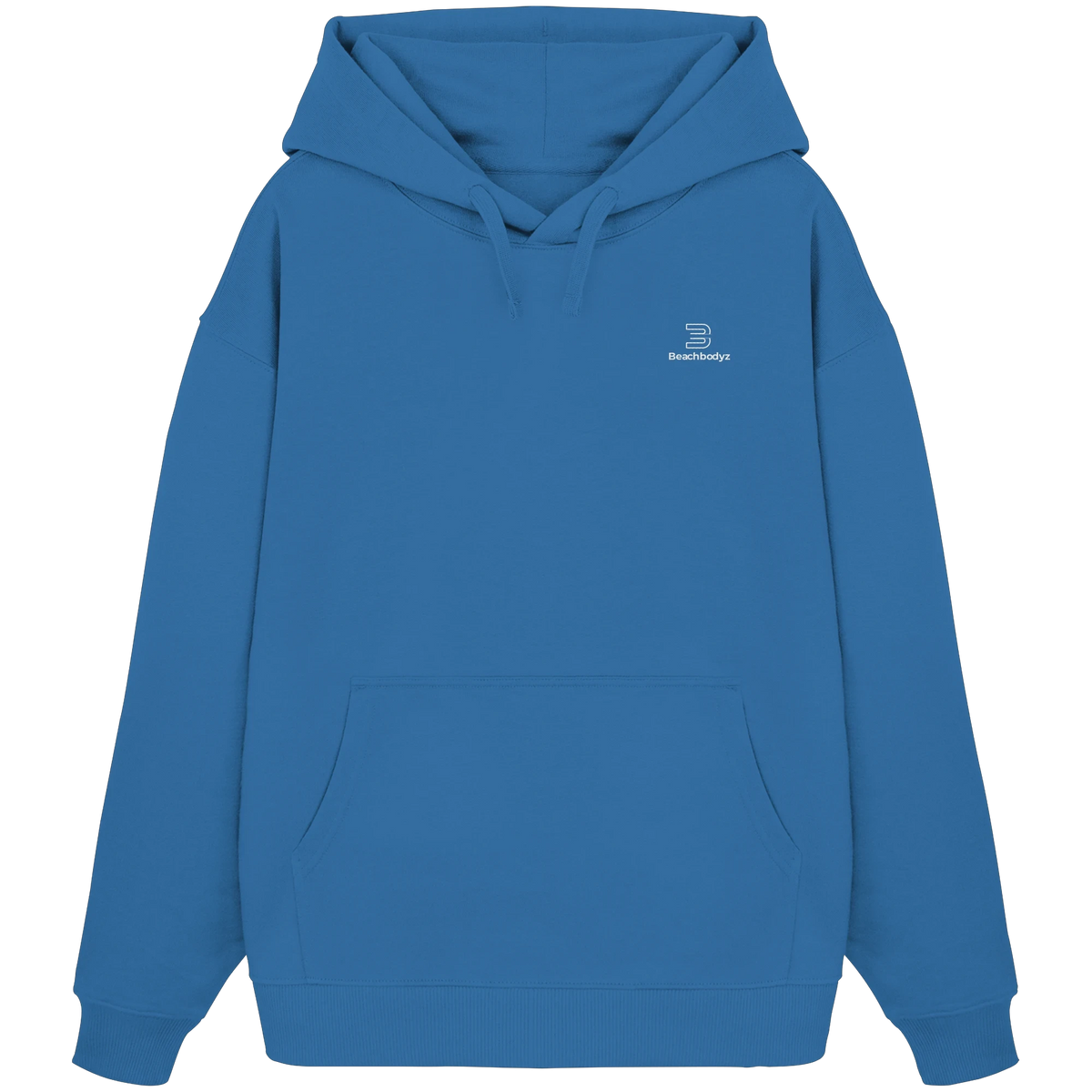 Identity-Oversize Hoodie (Stick) - Gemütlich & Stylisch | BeachBodyz® - Mindful Blue Front