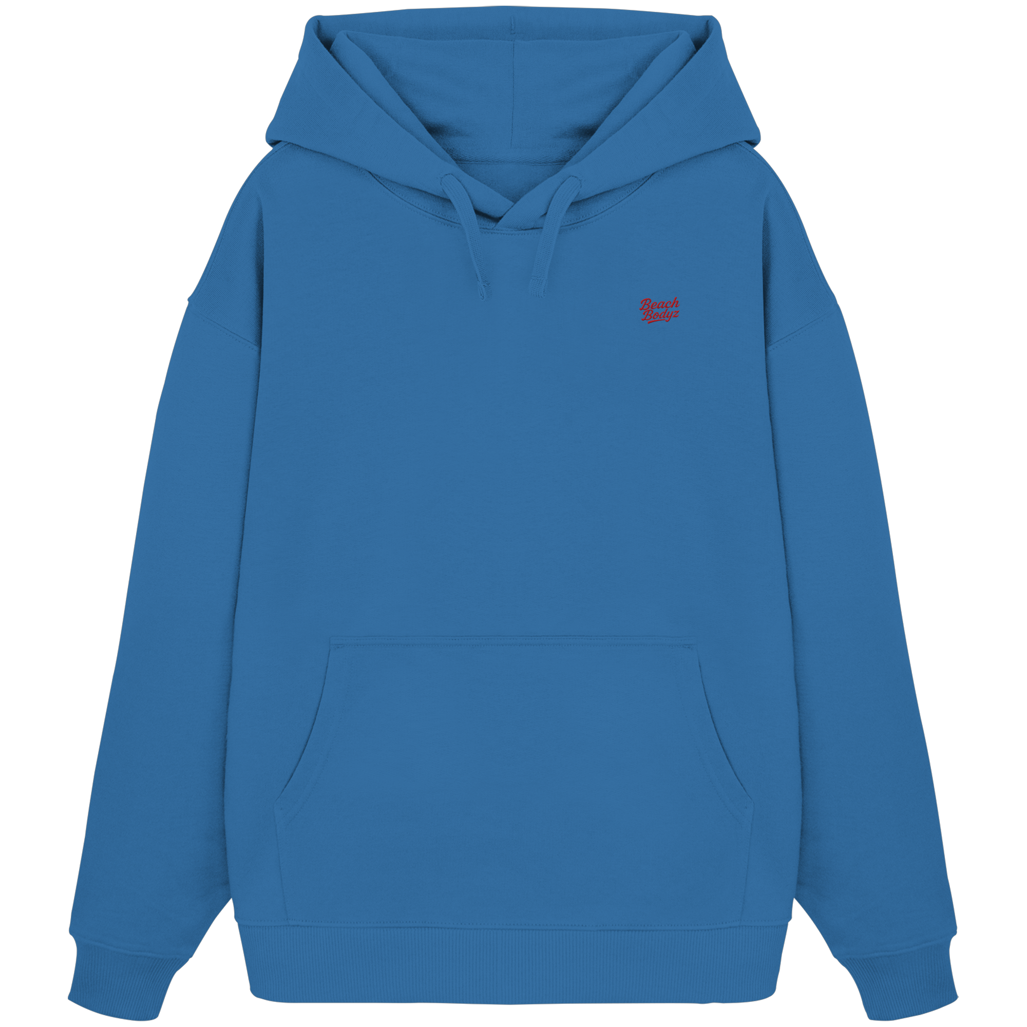 Power - Oversize Hoodie (Stick) - Gemütlich & Stylisch | BeachBodyz® - Mindful Blue Front