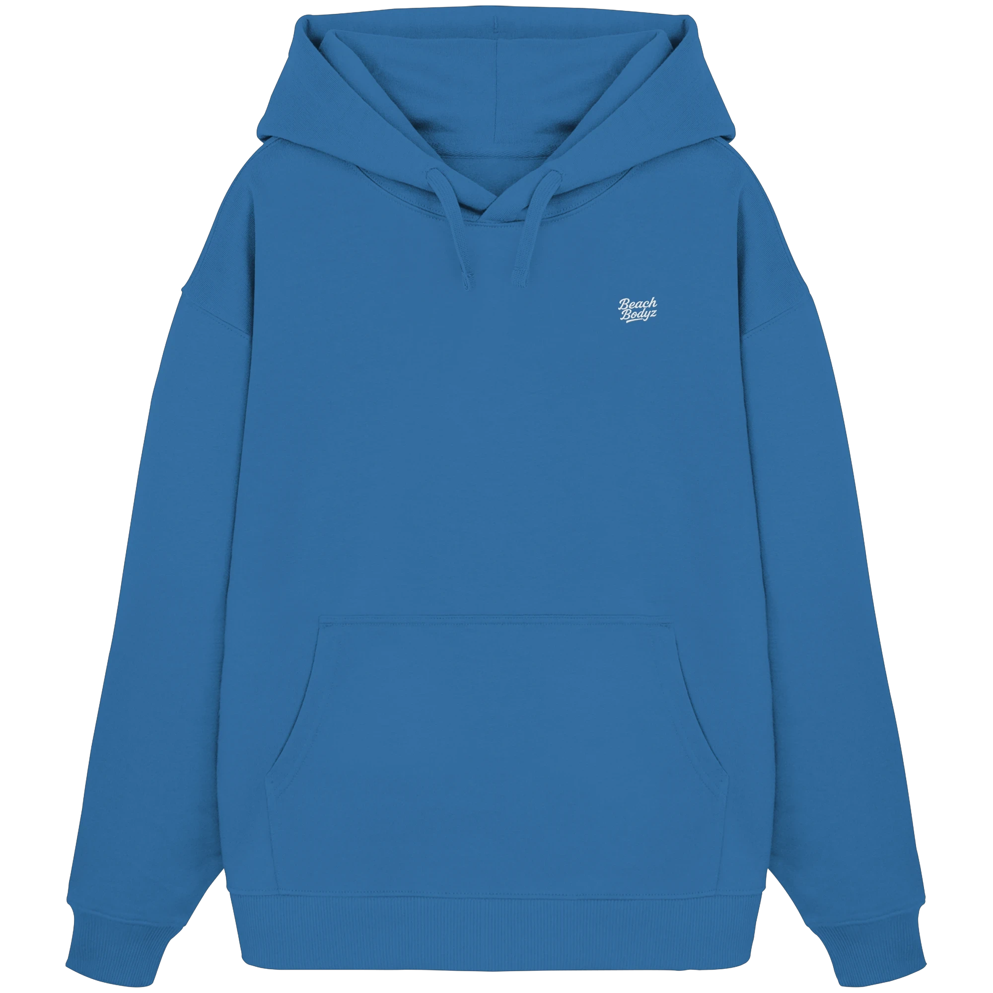 Signature Oversize Hoodie (Stick) | BeachBodyz® - Mindful Blue Front