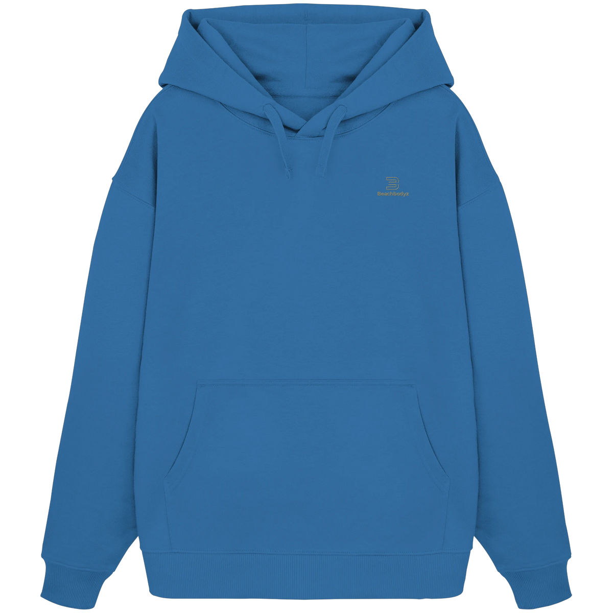 Silence - Oversize Hoodie (Stick) | BeachBodyz® - Mindful Blue Front