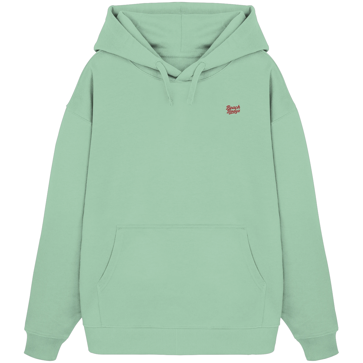 Power - Oversize Hoodie (Stick) - Gemütlich & Stylisch | BeachBodyz® - Misty Jade Front