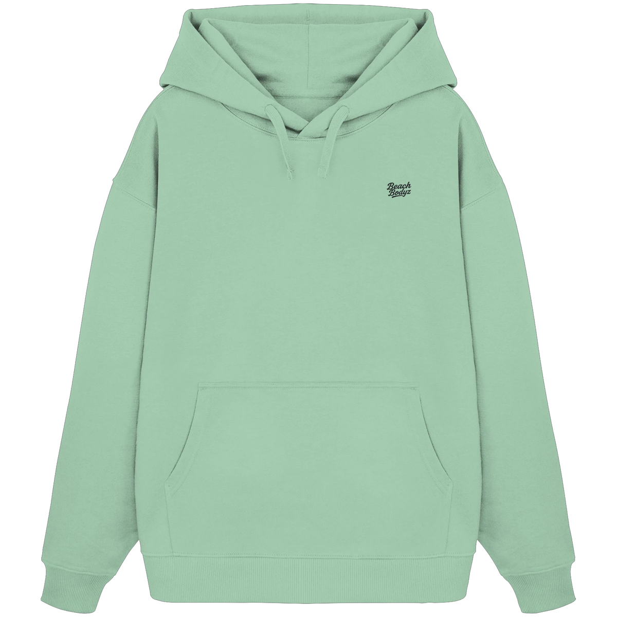 Form - Oversize Hoodie (Stick) - Gemütlich & Stylisch | BeachBodyz® - Misty Jade Front