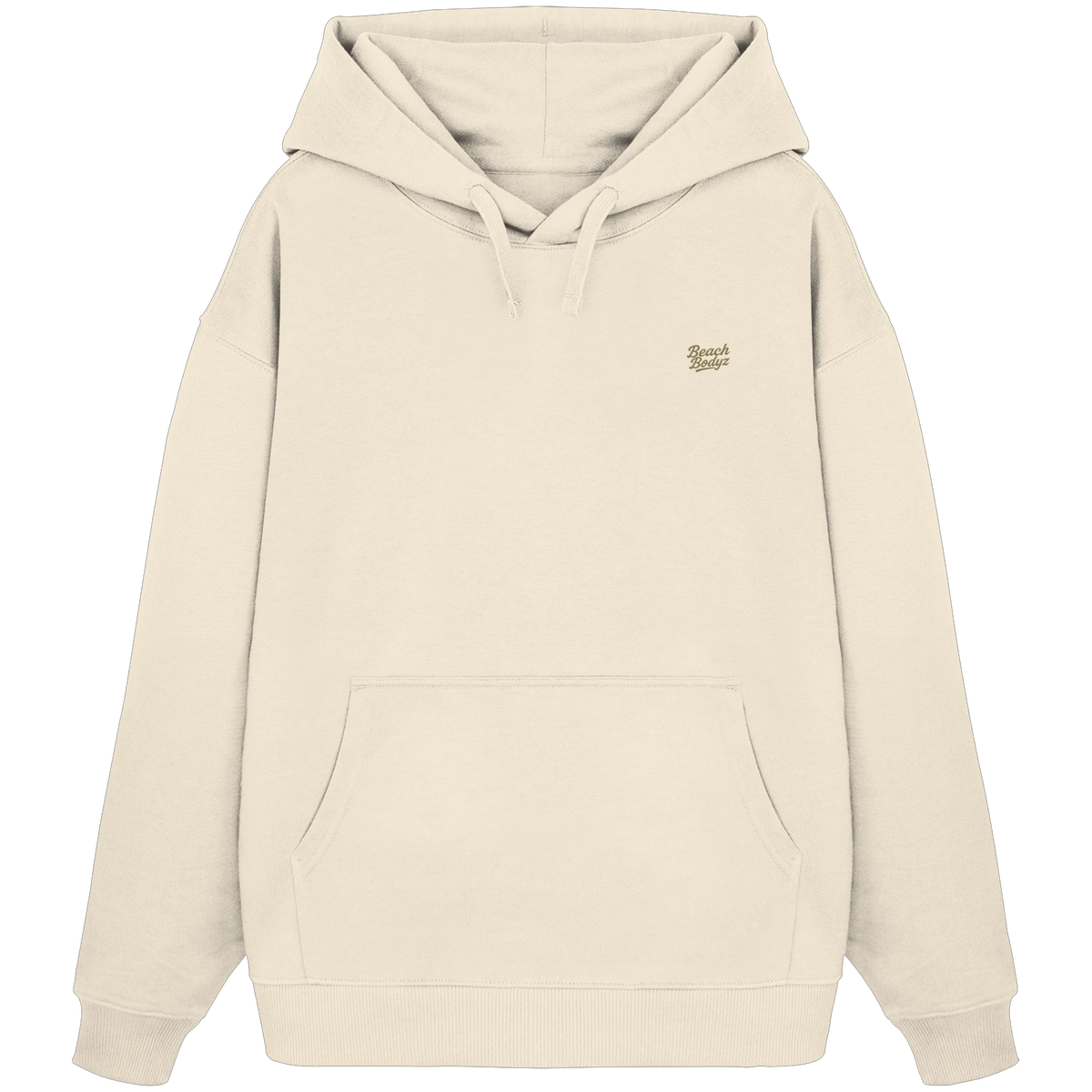Authentic - Oversize Hoodie (Stick) | BeachBodyz® - Natural Raw Front