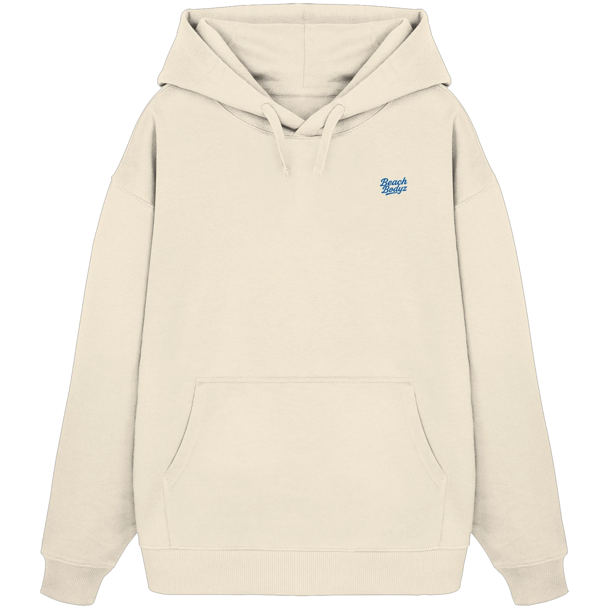 Motion - Oversize Hoodie (Stick) | BeachBodyz® - Natural Raw Front