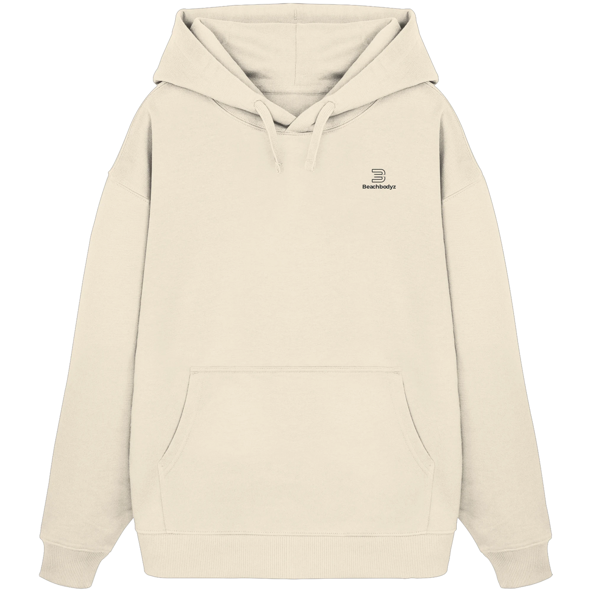 Standard - Oversize Hoodie (Stick) - Gemütlich & Stylisch | BeachBodyz® - Natural Raw Front