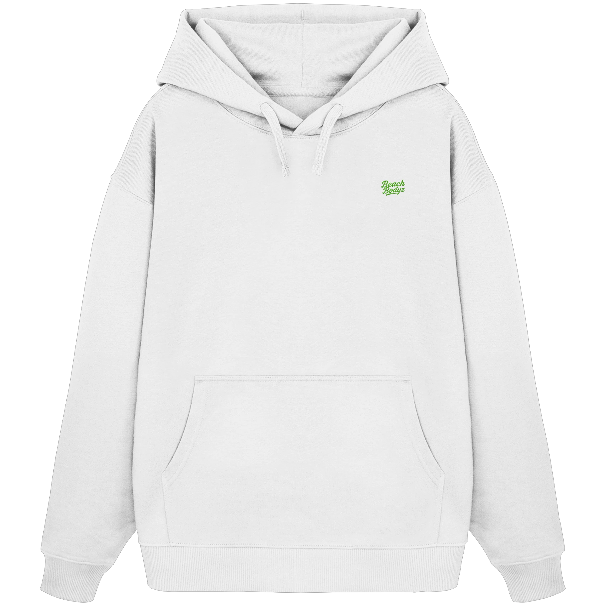 Monster - Oversize Hoodie (Stick) - Gemütlich & Stylisch | BeachBodyz® - White Front