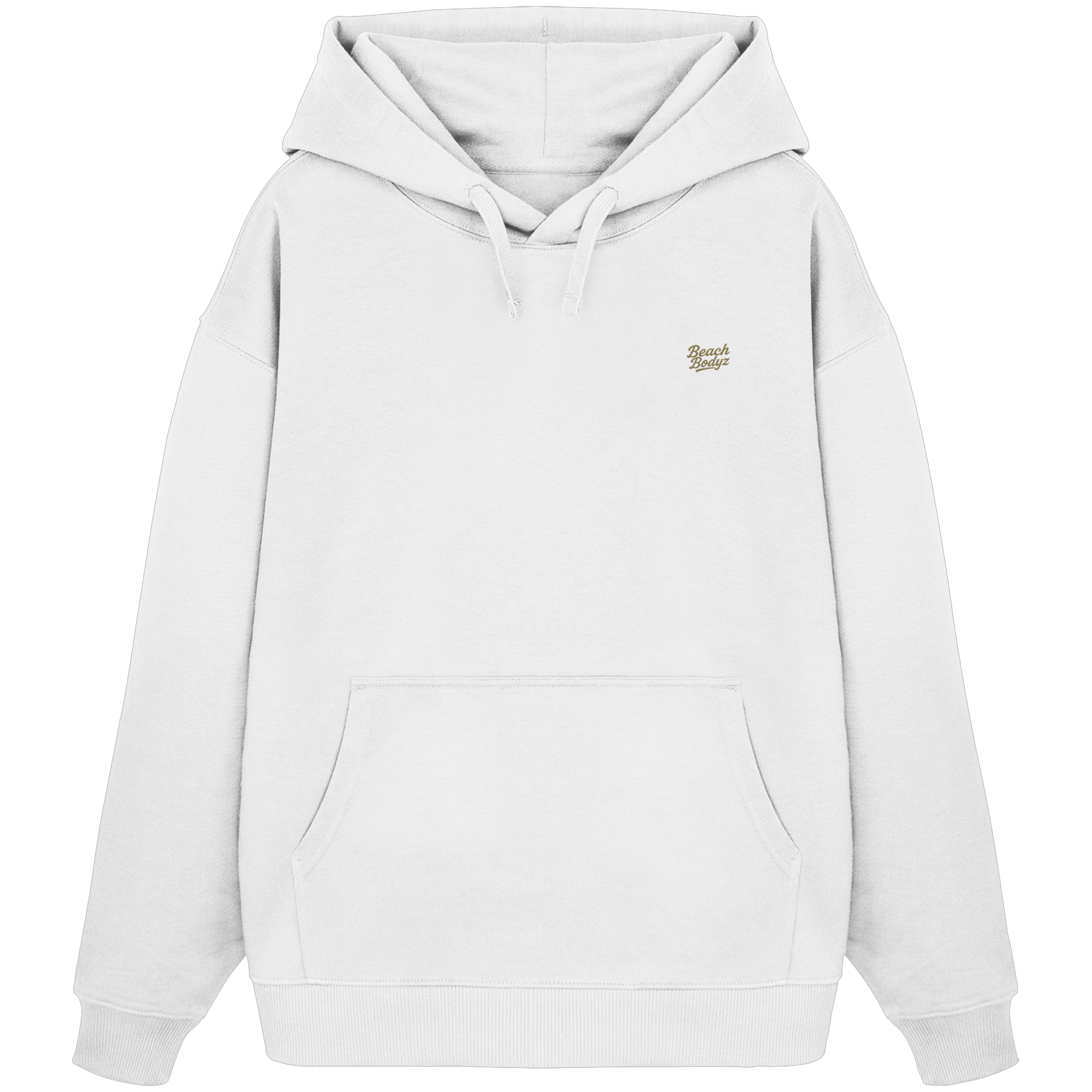 Authentic - Oversize Hoodie (Stick) | BeachBodyz® - White Front