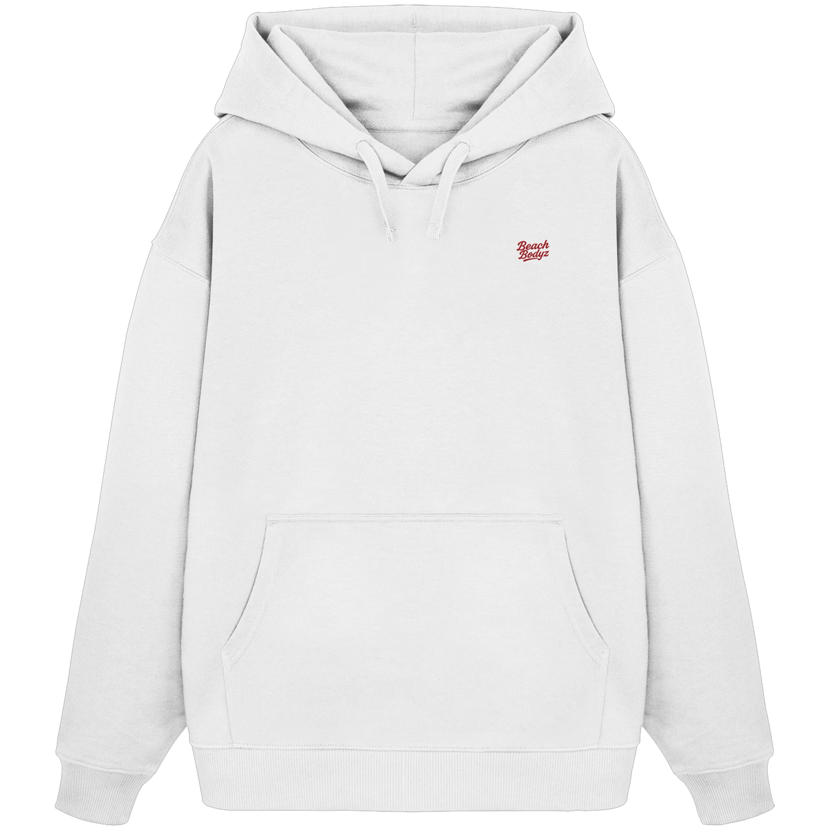 Power - Oversize Hoodie (Stick) - Gemütlich & Stylisch | BeachBodyz® - White Front