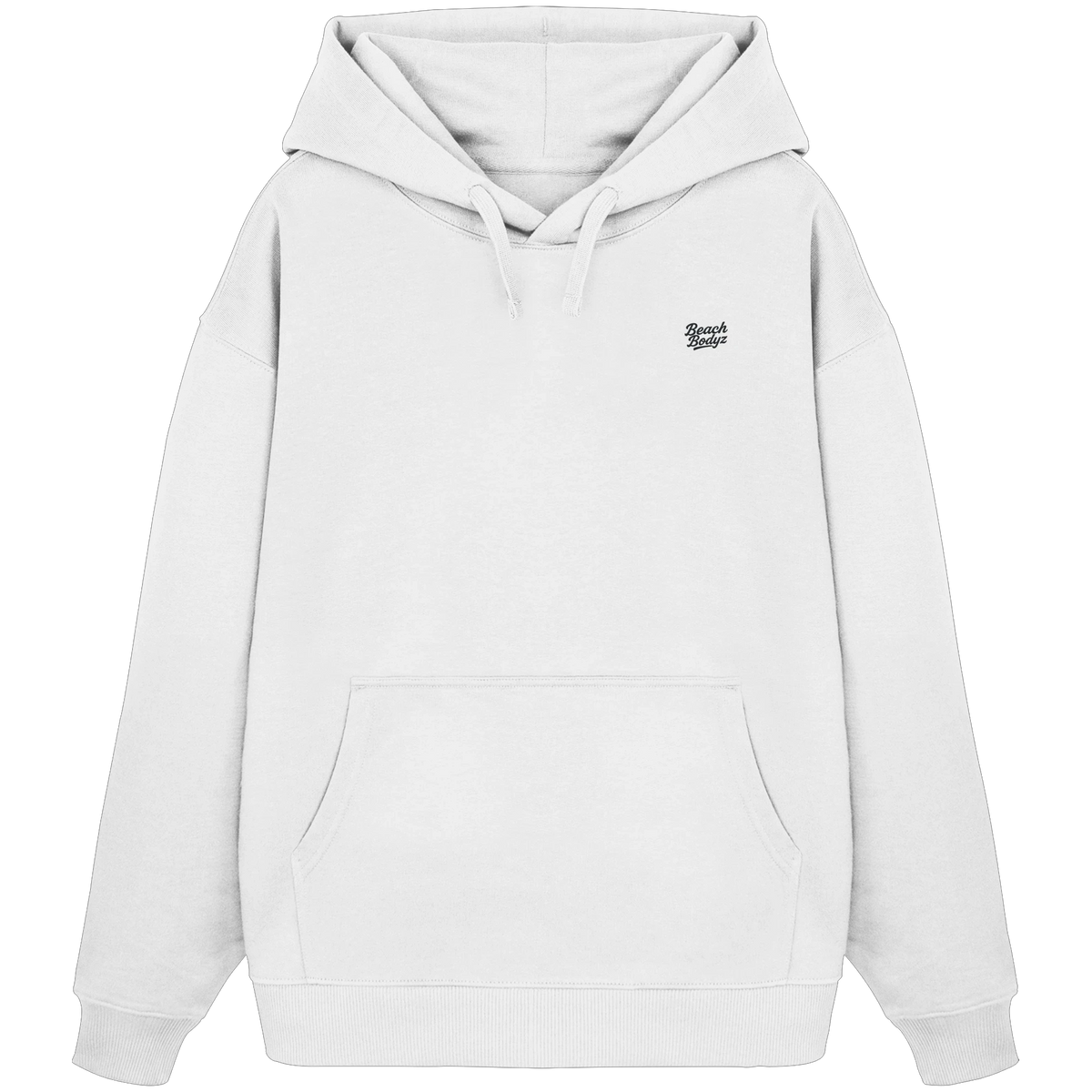 Form - Oversize Hoodie (Stick) - Gemütlich & Stylisch | BeachBodyz® - White Front