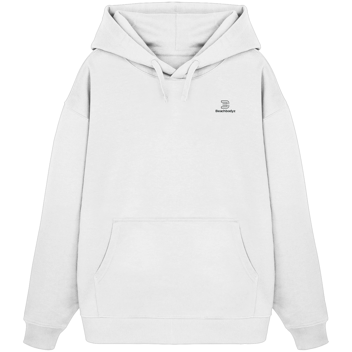 Standard - Oversize Hoodie (Stick) - Gemütlich & Stylisch | BeachBodyz® - White Front