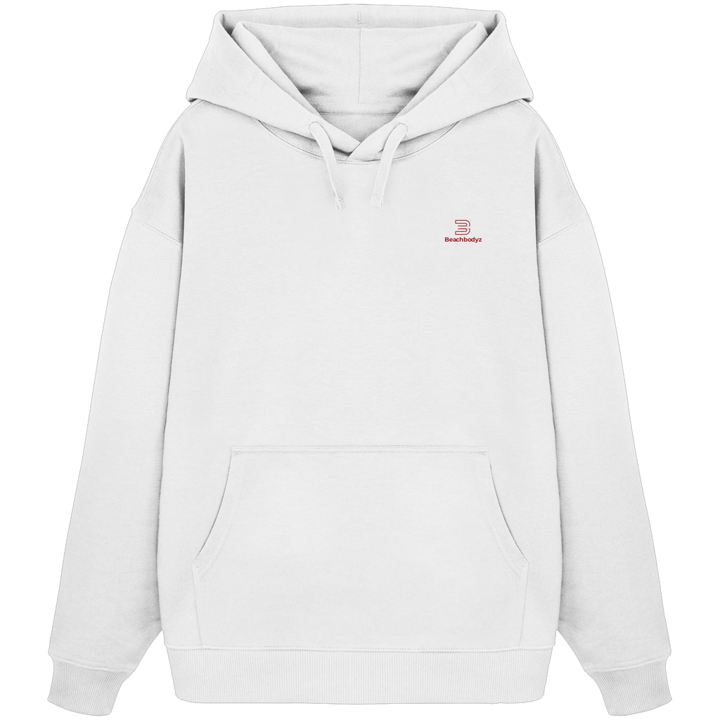 Essential - Oversize Hoodie (Stick) | BeachBodyz® - White Front