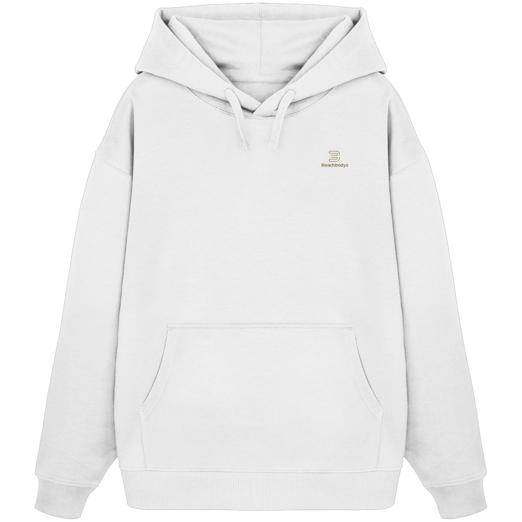 Silence - Oversize Hoodie (Stick) | BeachBodyz® - White Front