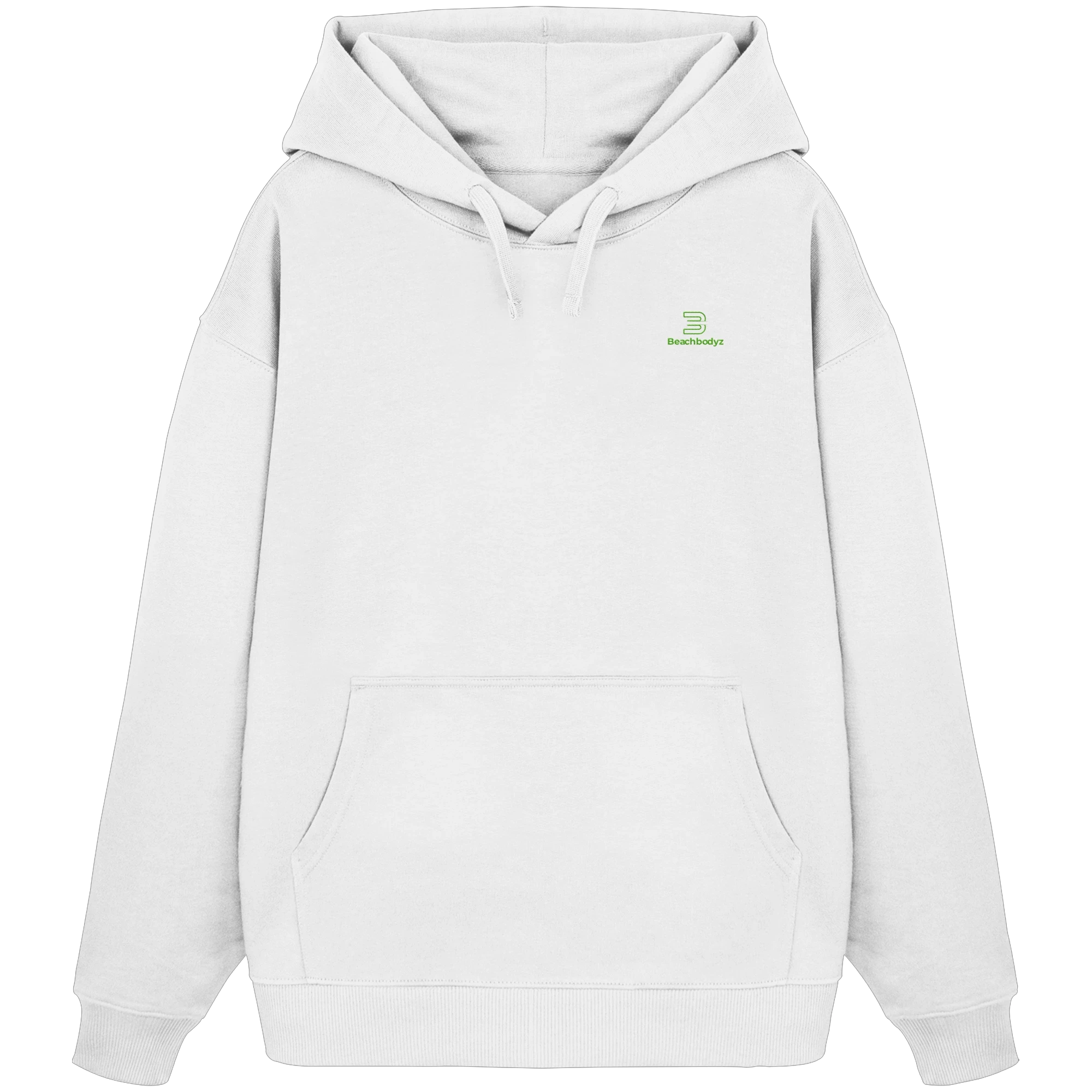 Core - Oversize Hoodie (Stick) | BeachBodyz® - White Front