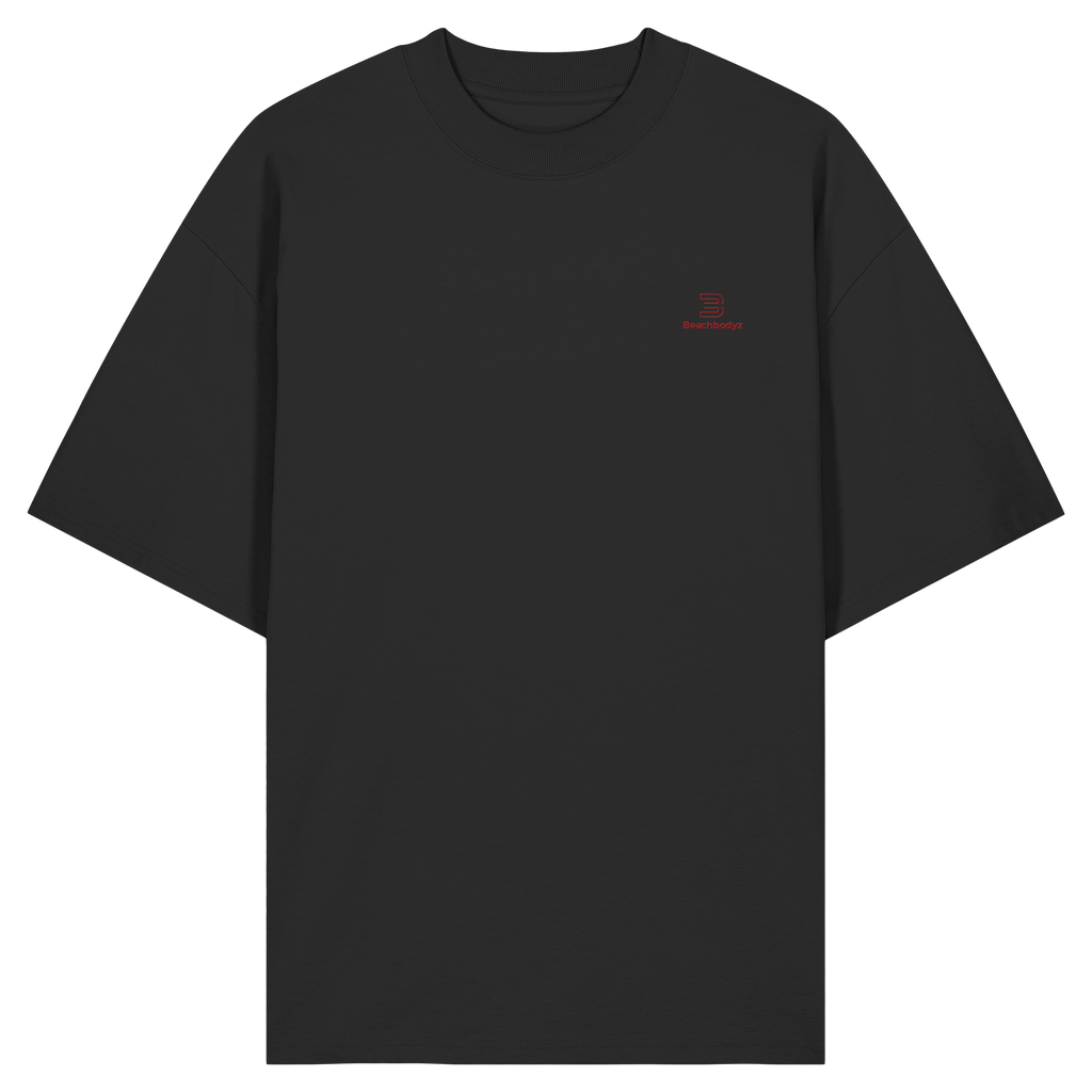 Essential - Oversize Shirt (Stick) | BeachBodyz® - Black Front