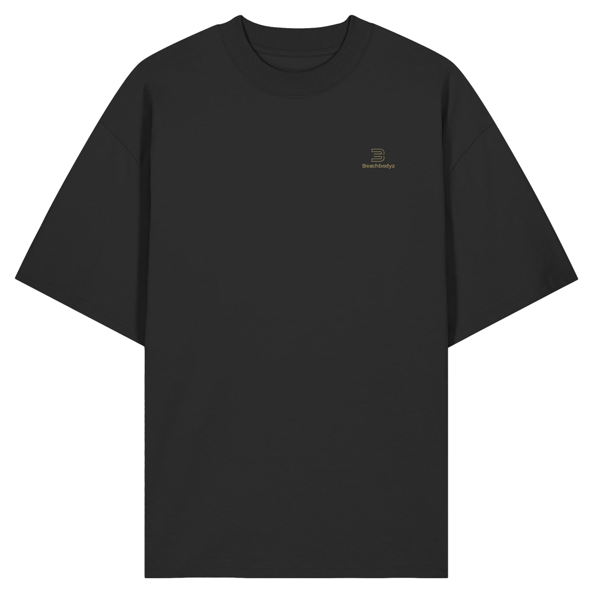 Silence - Oversize Shirt (Stick) | BeachBodyz® - Black Front