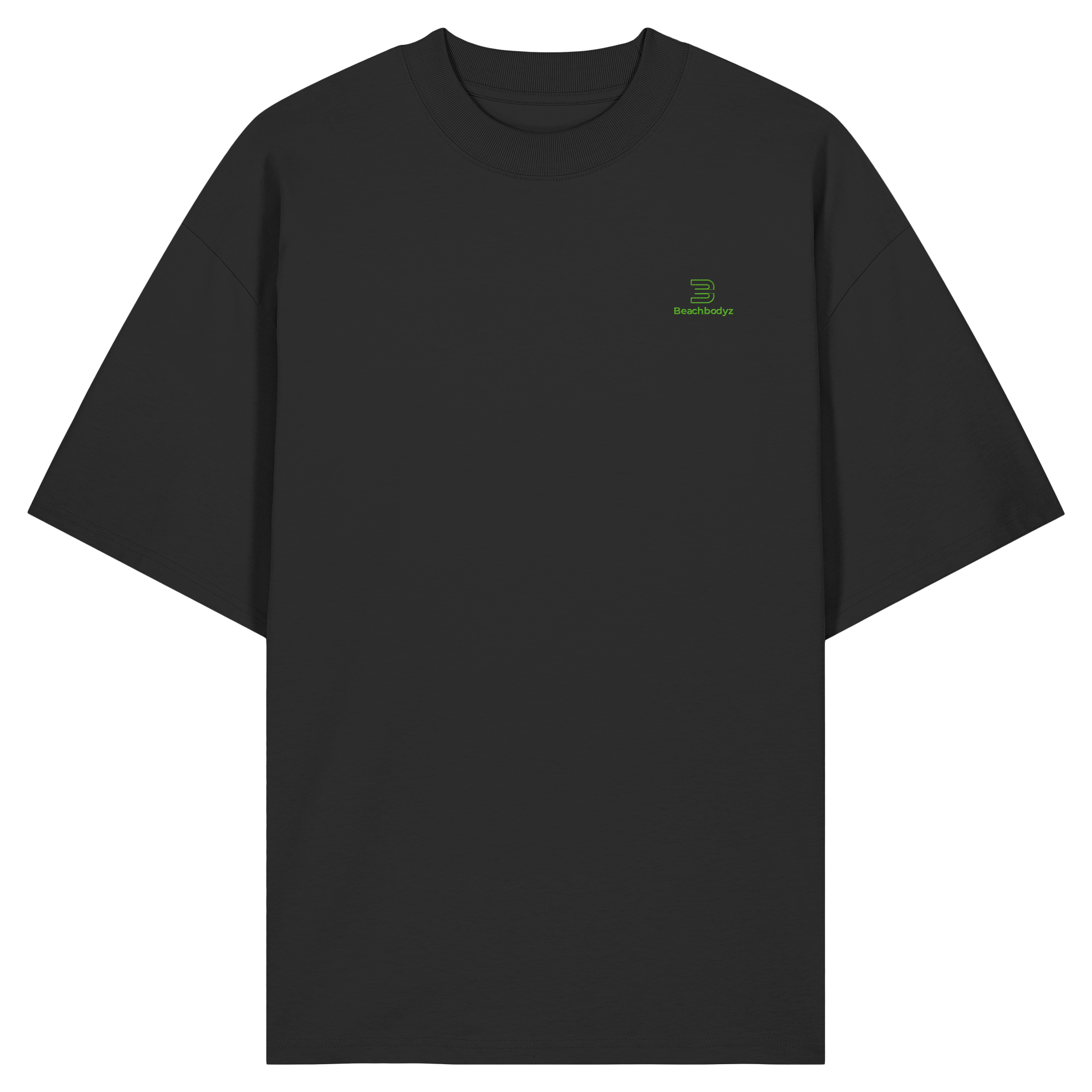 Core - Oversize Shirt (Stick) | BeachBodyz® - Black Front